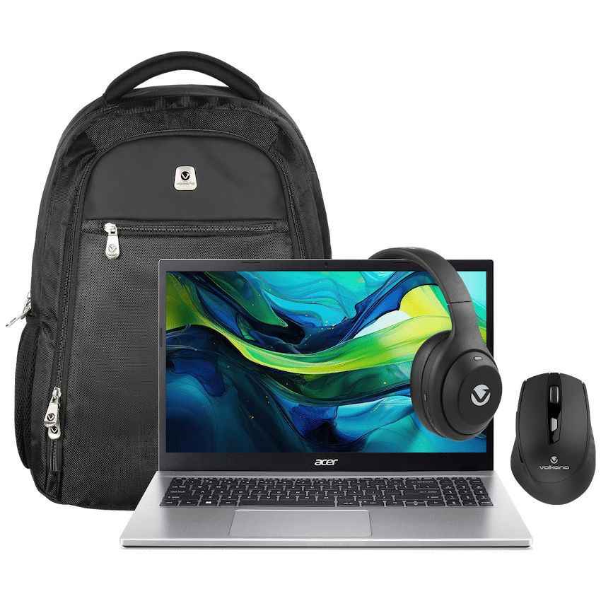 Acer Aspire 3 15.6 Core i5 8GB/512GB WIN11H- Silver (Bag+Mouse+Headphone)"